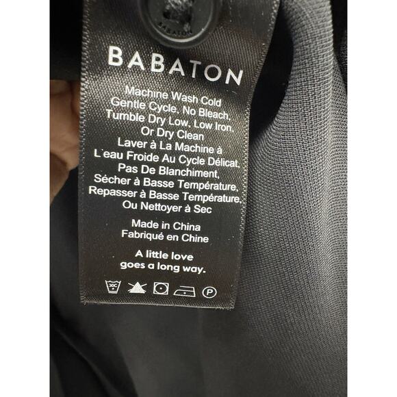 Aritzia Babaton New Power Black Slim Open Front Crepe Blazer Size XS - Picture 13 of 14